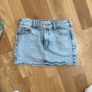 PacSun Light Blue Denim Mini Skirt